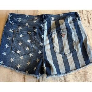Guess special edition Marilyn Monroe shorts womens' sz 32 denim stars & stripes